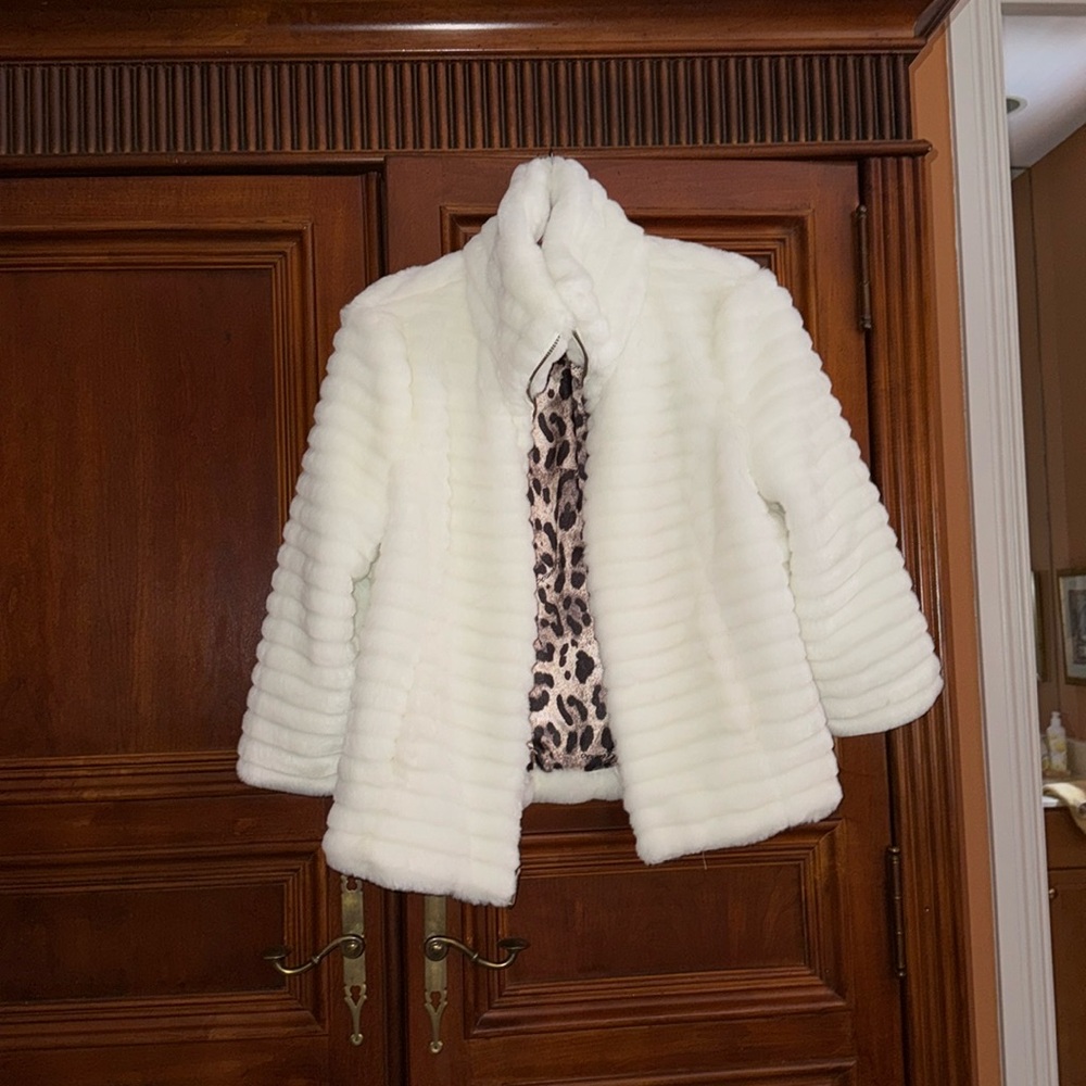 GUESS Faux Fur Jacket - EUC!!!